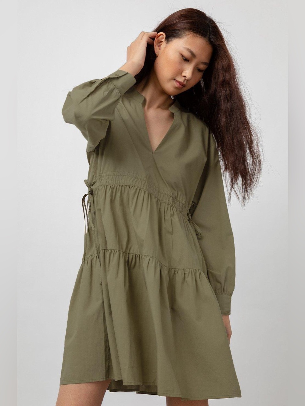 Rails Ivy Dress in Moss XS